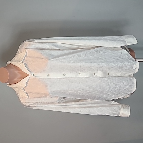 Elliott Satin Dress Shirt Button Down Size Small - Picture 1 of 7